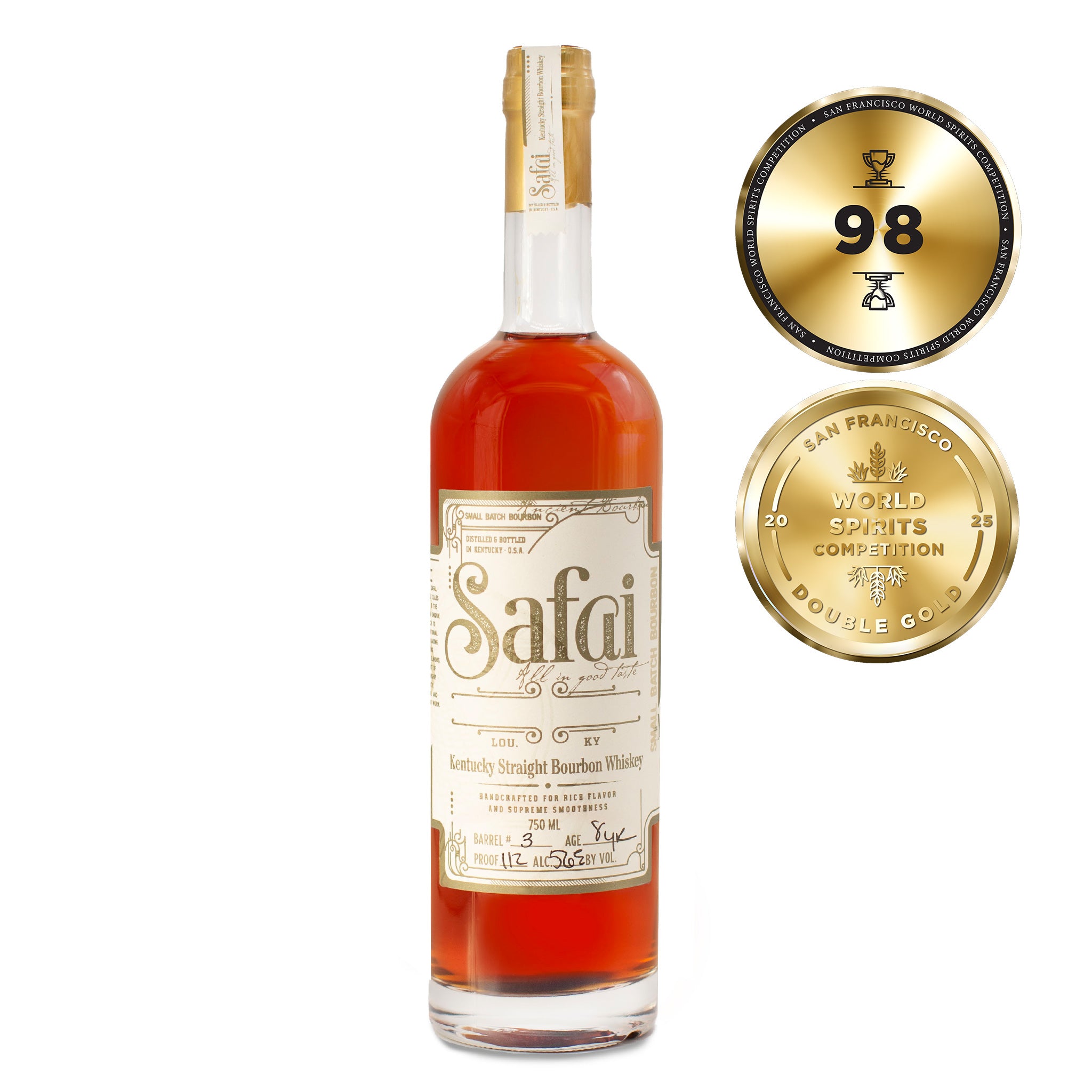 Safai Kentucky Straight Bourbon Whiskey Barrel No. 3